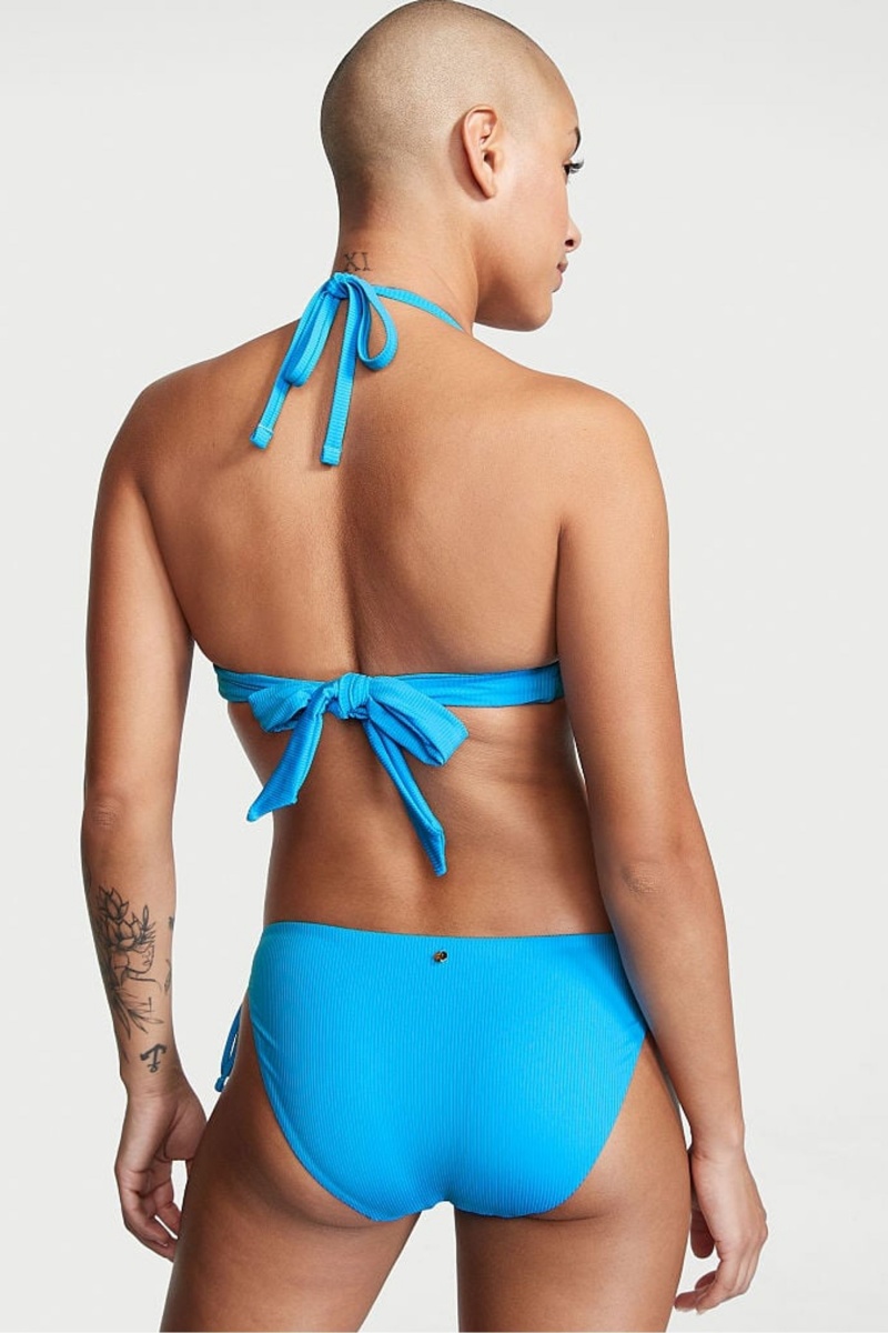 Victoria's Secret Swim Bikiny Top Čierne | URFPQ-5793