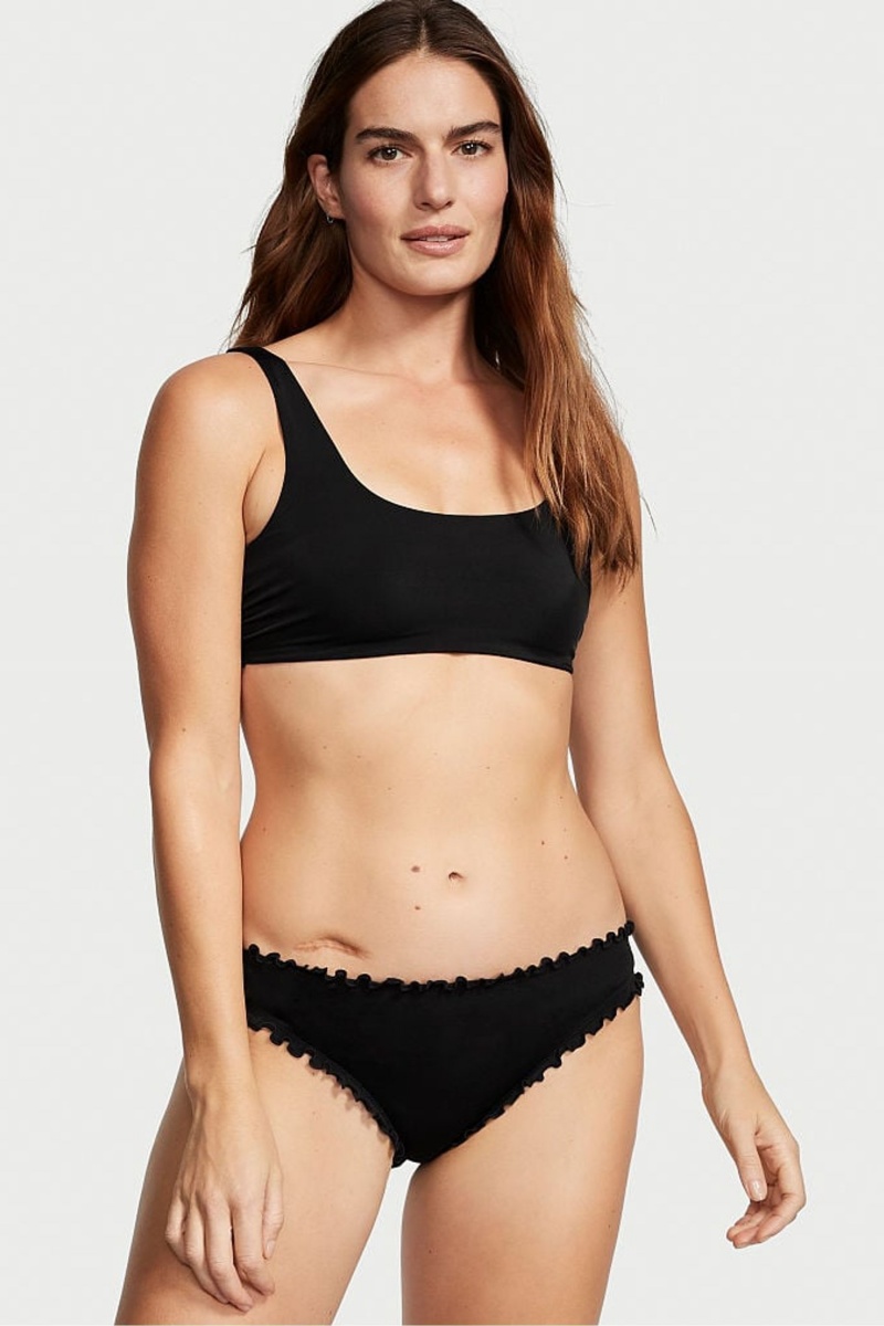 Victoria's Secret Swim Bikiny Top Čierne | PQCIT-3057