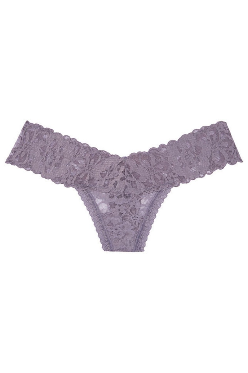 Victoria's Secret The Lacie Cipkovane Tanga Knickers Modre | IXDUN-1935