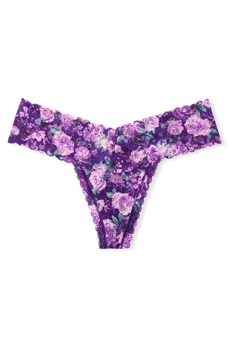 Victoria's Secret The Lacie Cipkovane Tanga Knickers Nachový | ZARHI-3504