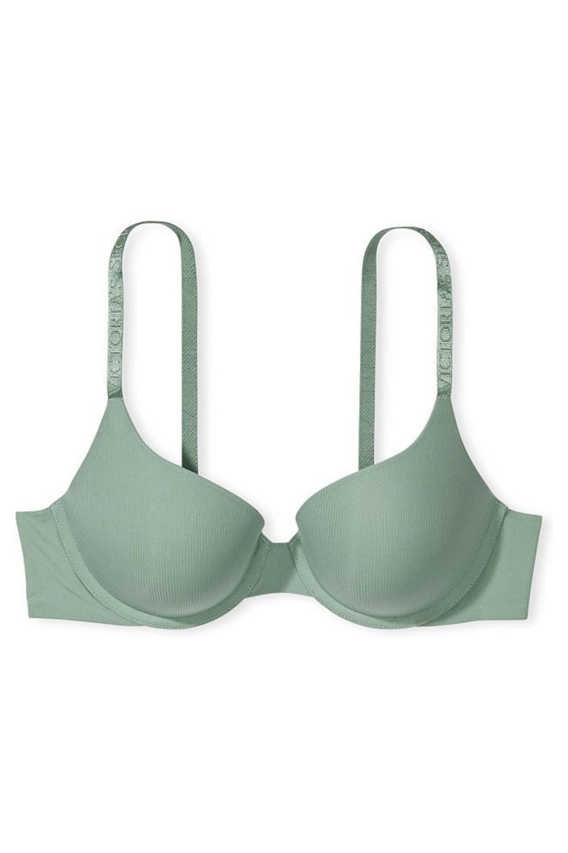 Victoria's Secret The T-Shirt Full Cup Push Up Smooth Bra Zelene | YMGEI-5871