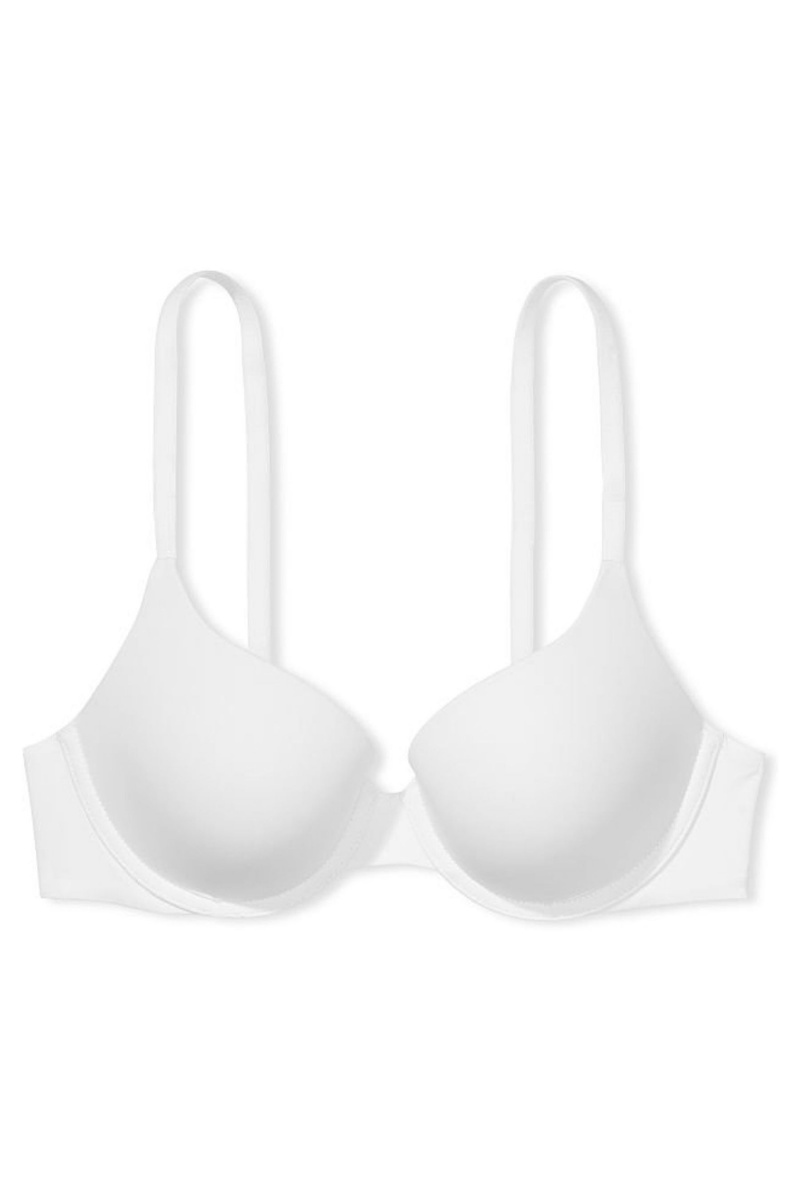 Victoria's Secret The T-Shirt Smooth Full Cup Push Up T-Shirt Bra Biele | CGQER-5170