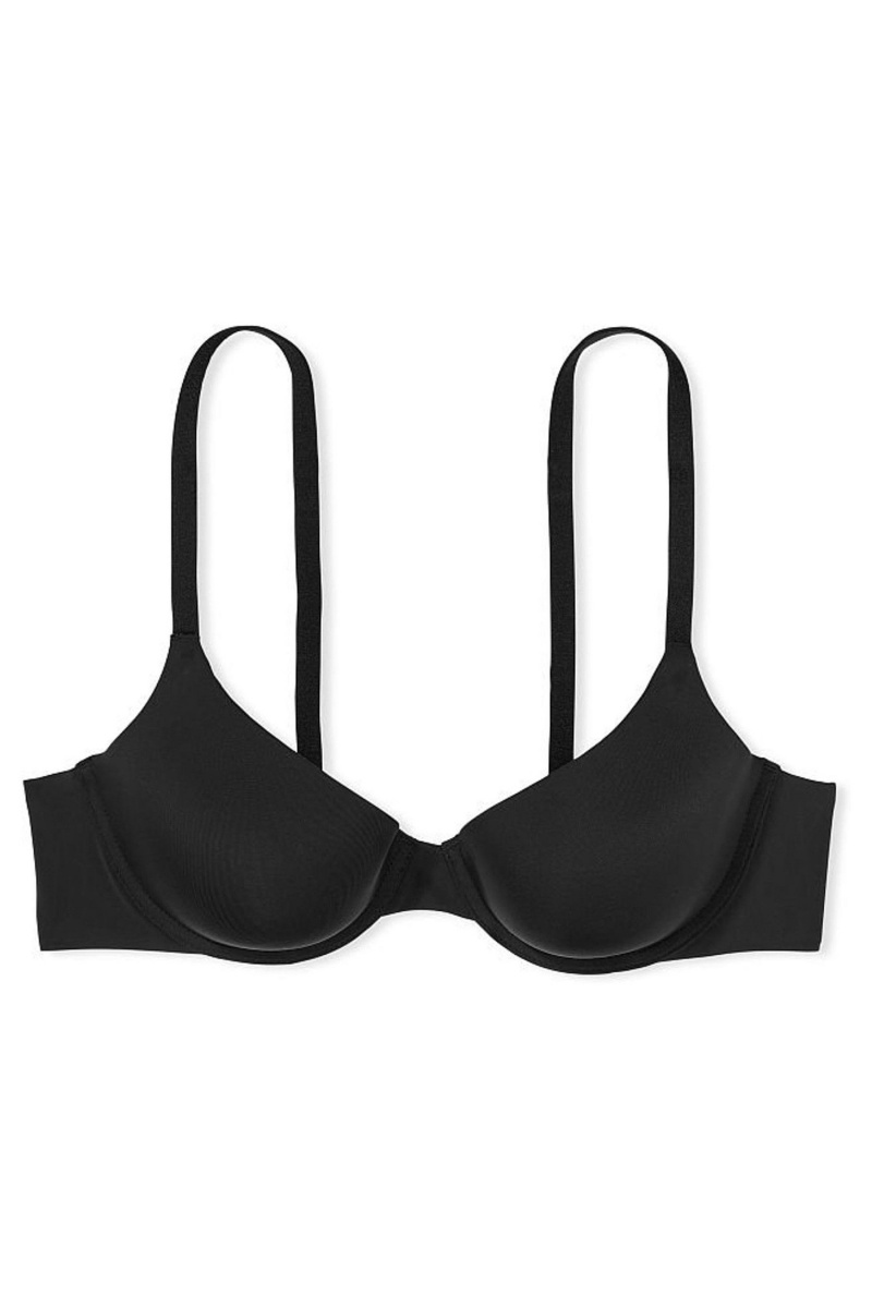 Victoria's Secret The T-Shirt Smooth Lightly Podsite T-Shirt Bra Čierne | INCQK-1352