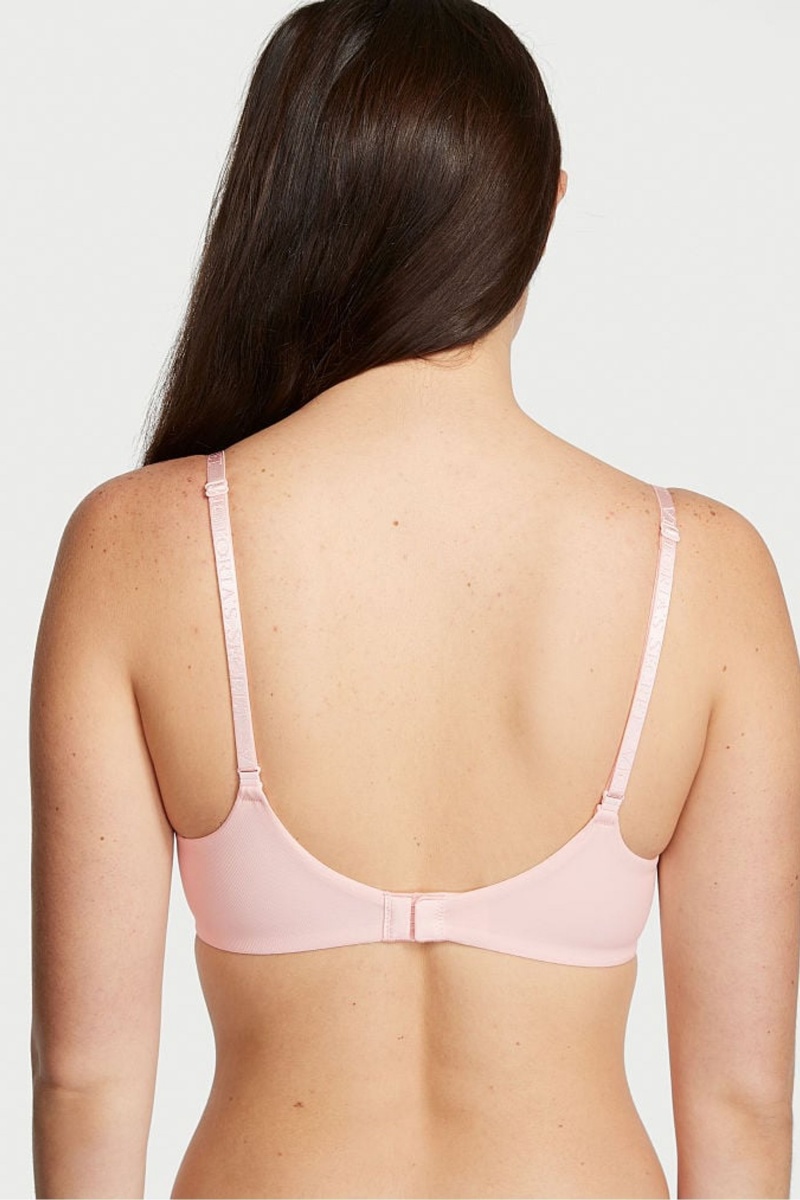 Victoria's Secret The T-Shirt Smooth Lightly Podsite T-Shirt Bra Ruzove | YTBOH-3416