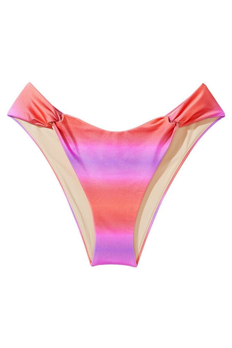 Victoria's Secret Twist Brazilian Bikiny Bottom Červené | RSJMG-6978