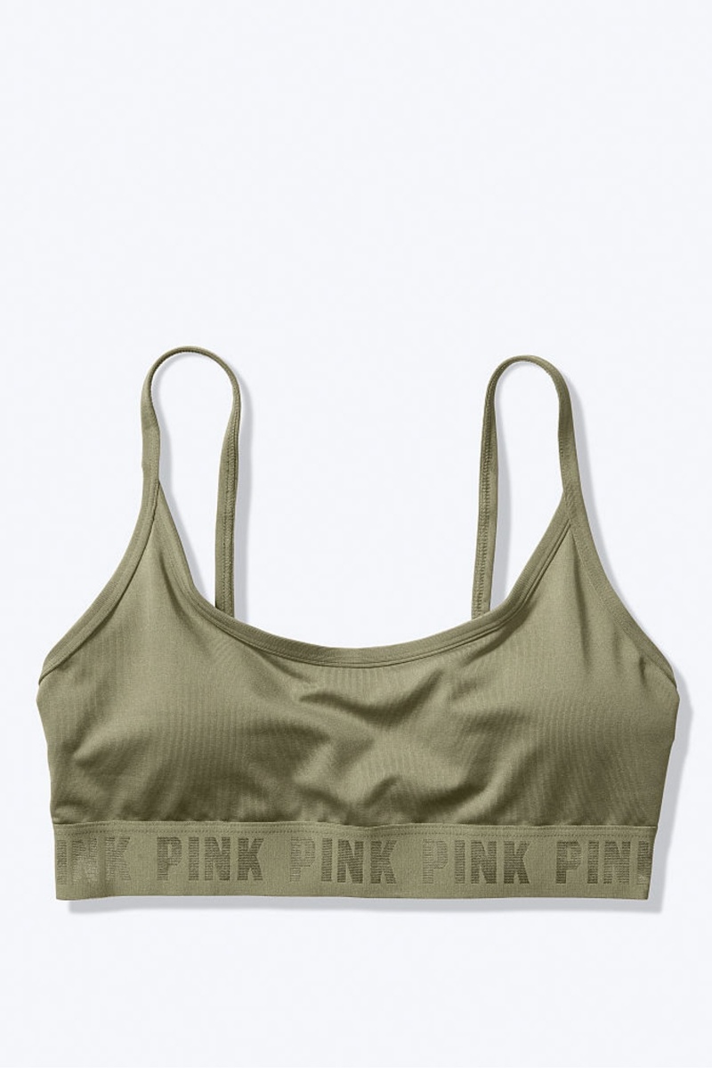 Victoria\'s Secret Ultimate Scoop Lightly Podsite Sports Bra Ruzove | EQLUN-2610