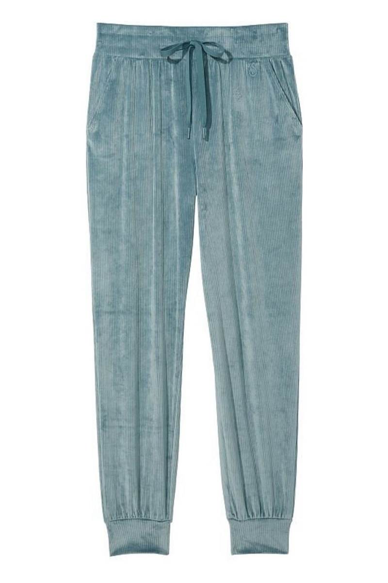 Victoria's Secret Velour Lounge Jogger Zelene | RNDWF-9205