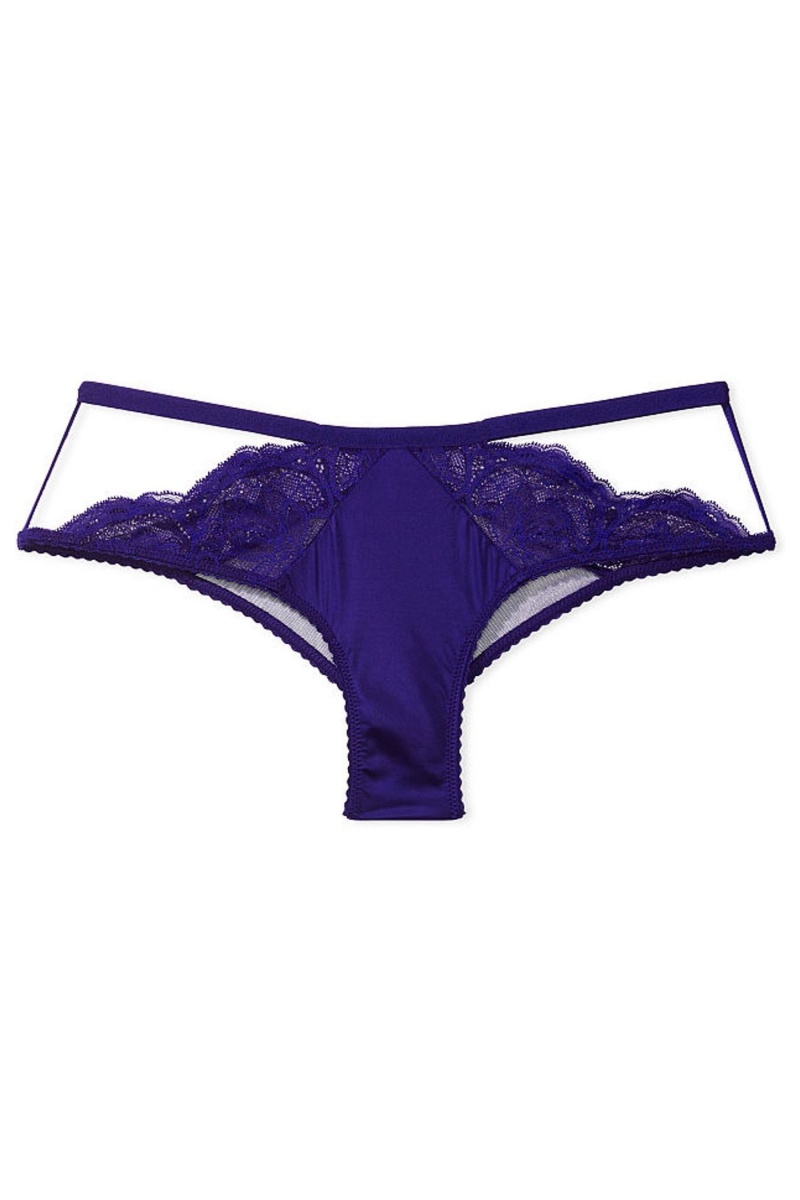 Victoria's Secret Very Sexy Cipkovane Cheeky Knickers Čierne | JLXCD-3907