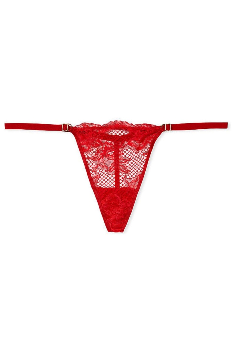 Victoria's Secret Very Sexy Cipkovane Tanga Knickers Červené | AUZHT-9835