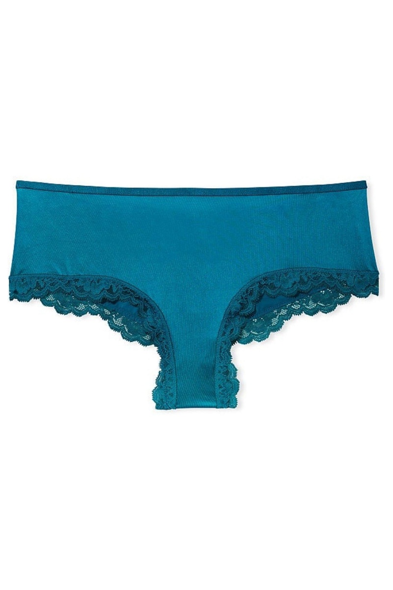 Victoria's Secret Very Sexy Cipkovane Trim Cheeky Knickers Čierne | LCZEP-4102