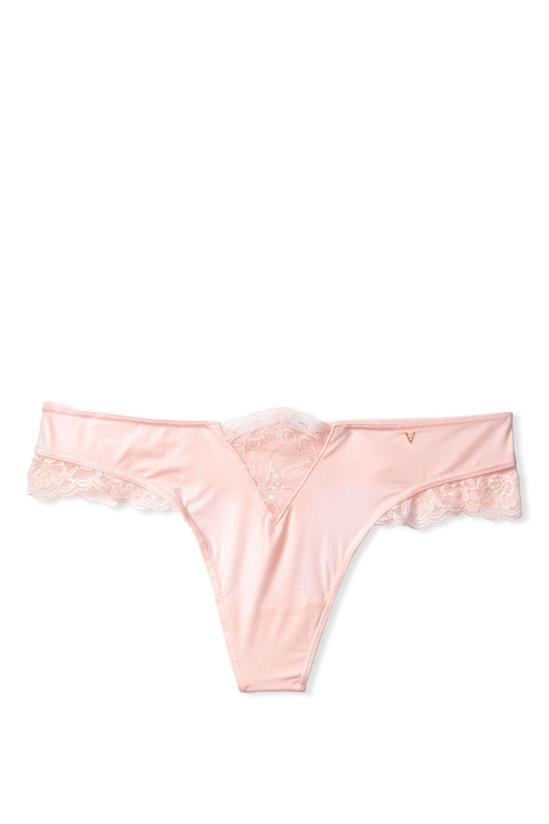 Victoria's Secret Very Sexy Cipkovane Trim Tanga Knickers Modre | LPVTY-7098