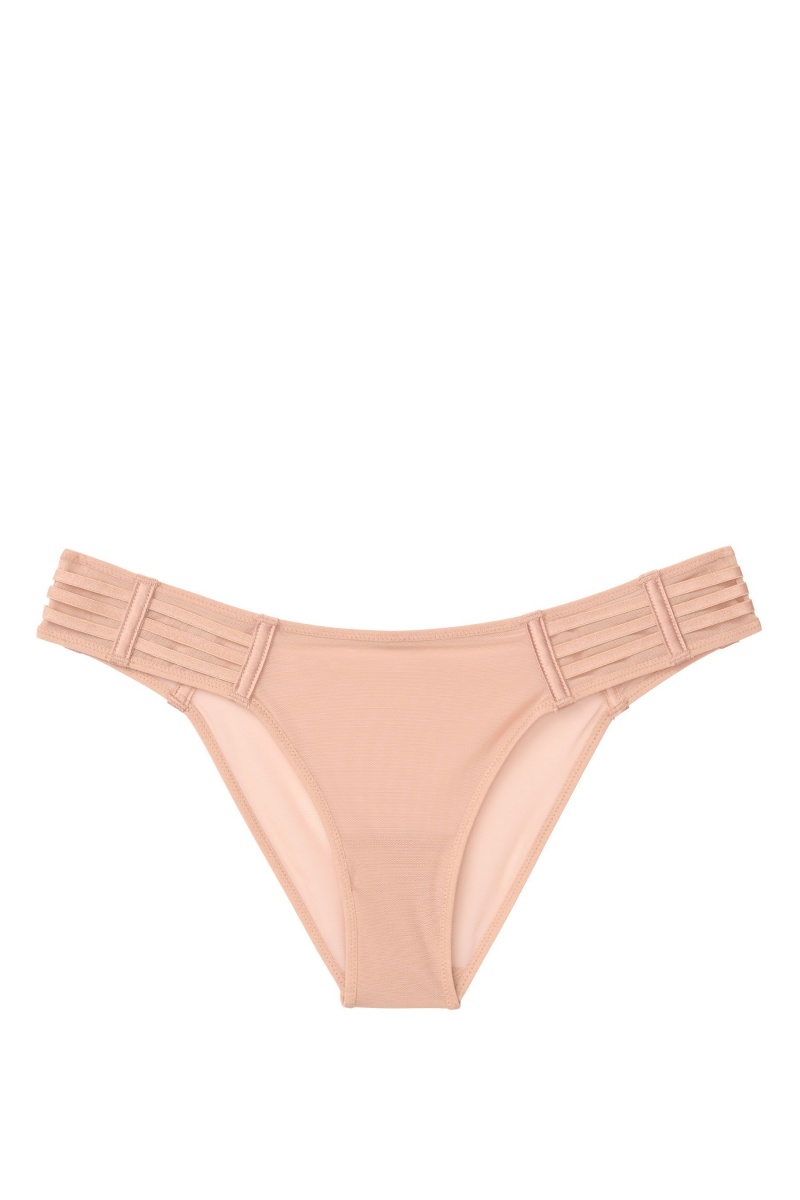 Victoria's Secret Very Sexy Mesh Cheekini Knickers Sweet Nougat Nude | NEZVQ-1598