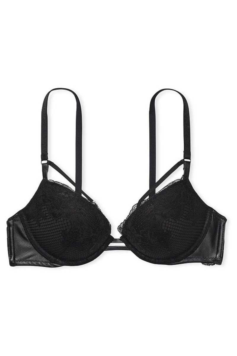 Victoria's Secret Very Sexy Remienkové Fishnet Cipkovane Bra Čierne | HPKZX-5780