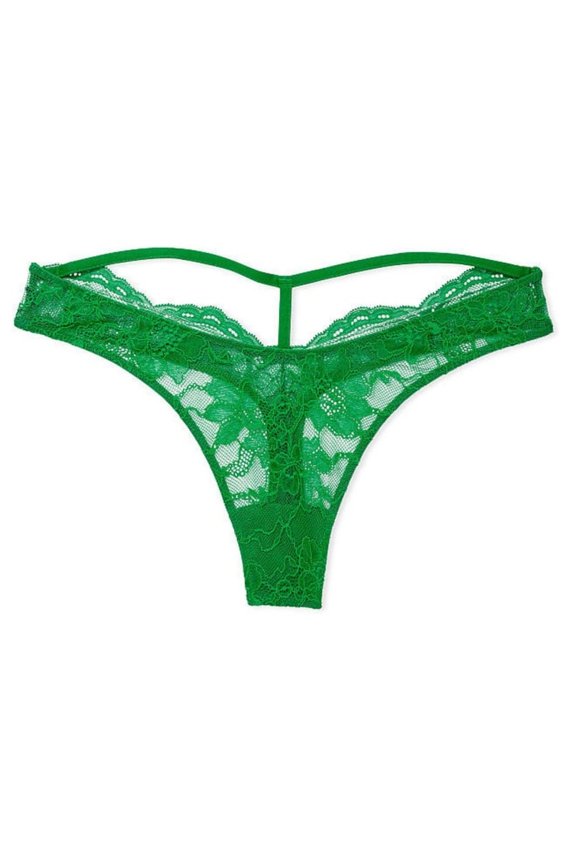 Victoria's Secret Very Sexy Shine Remienkove Cutout Back Tanga Knickers Fuchsie Ruzove | LEBKR-4250