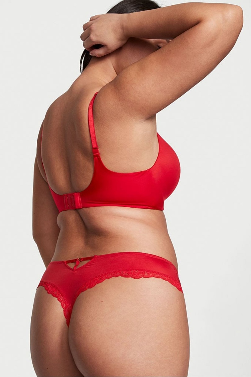 Victoria's Secret Very Sexy Smooth Cut Out Tanga Knickers Čierne | YHWQF-5019