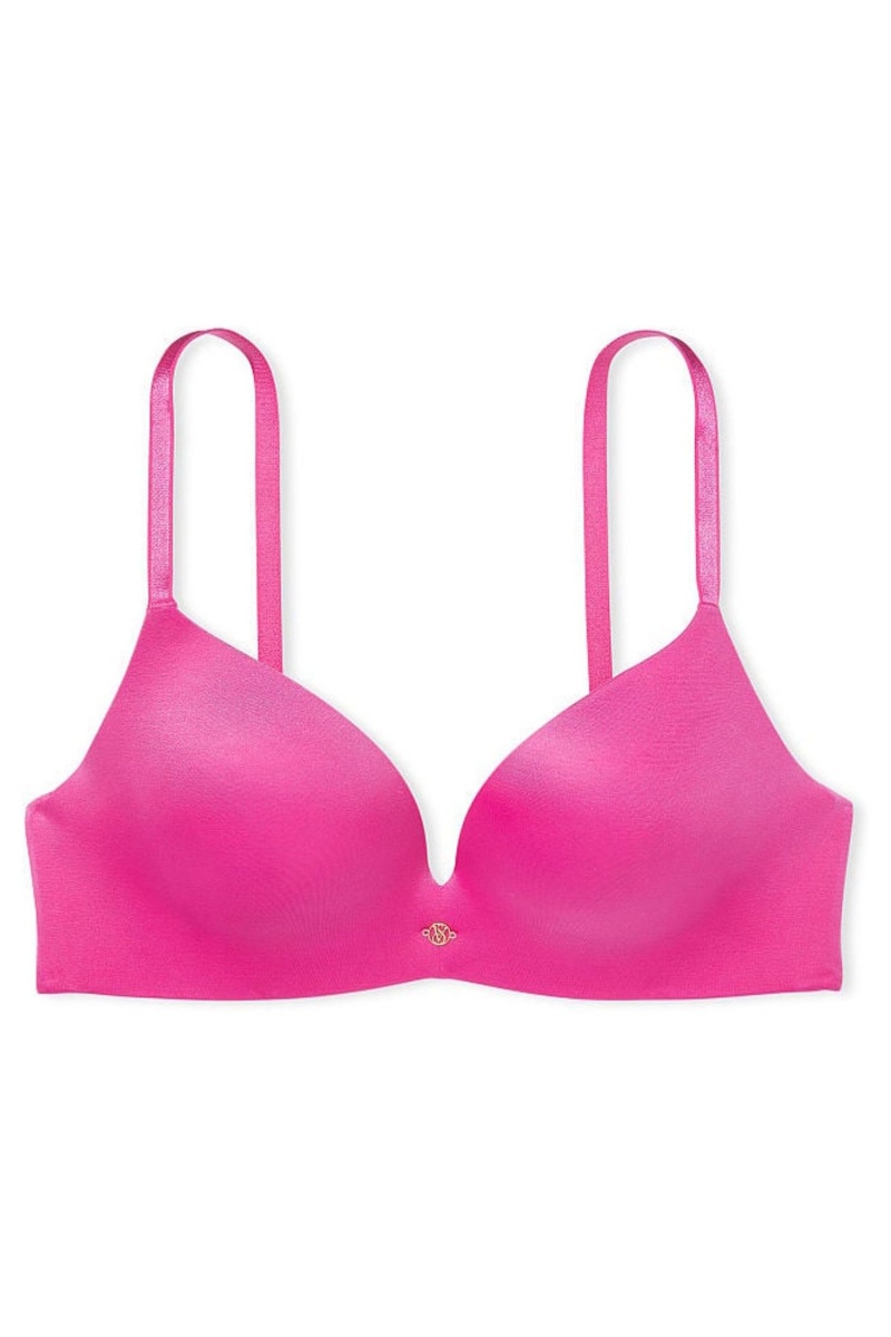 Victoria\'s Secret Very Sexy Smooth Non Wired Plunge Push Up Bra Čierne | UGJYK-4897