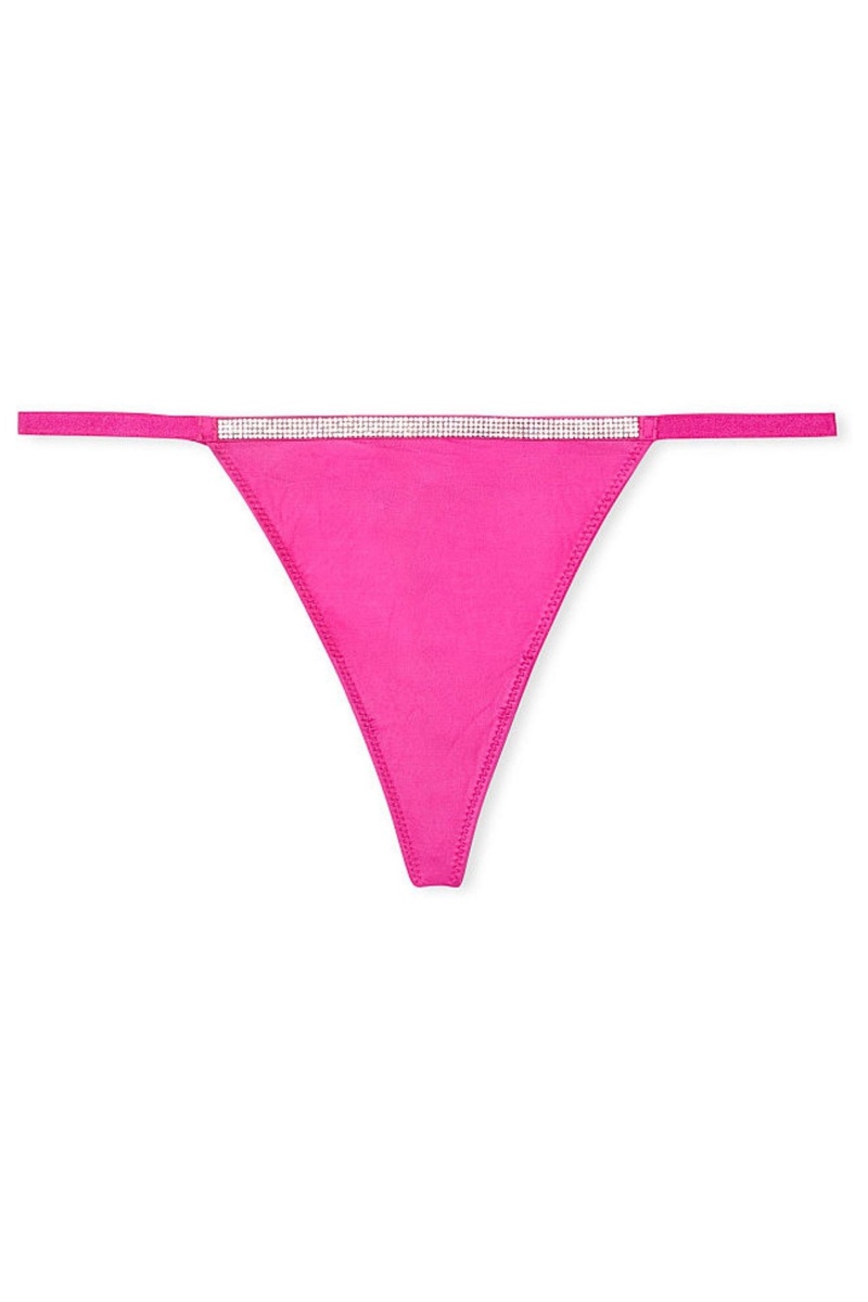 Victoria's Secret Very Sexy Smooth Shine Remienkove Knickers Ruzove | ONLJY-0567