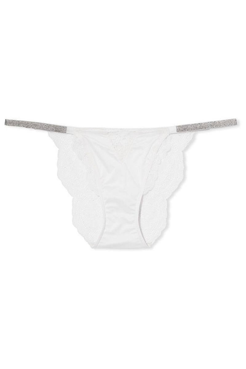 Victoria's Secret Very Sexy Smooth Shine Remienkove Knickers Čierne | PXARC-2710