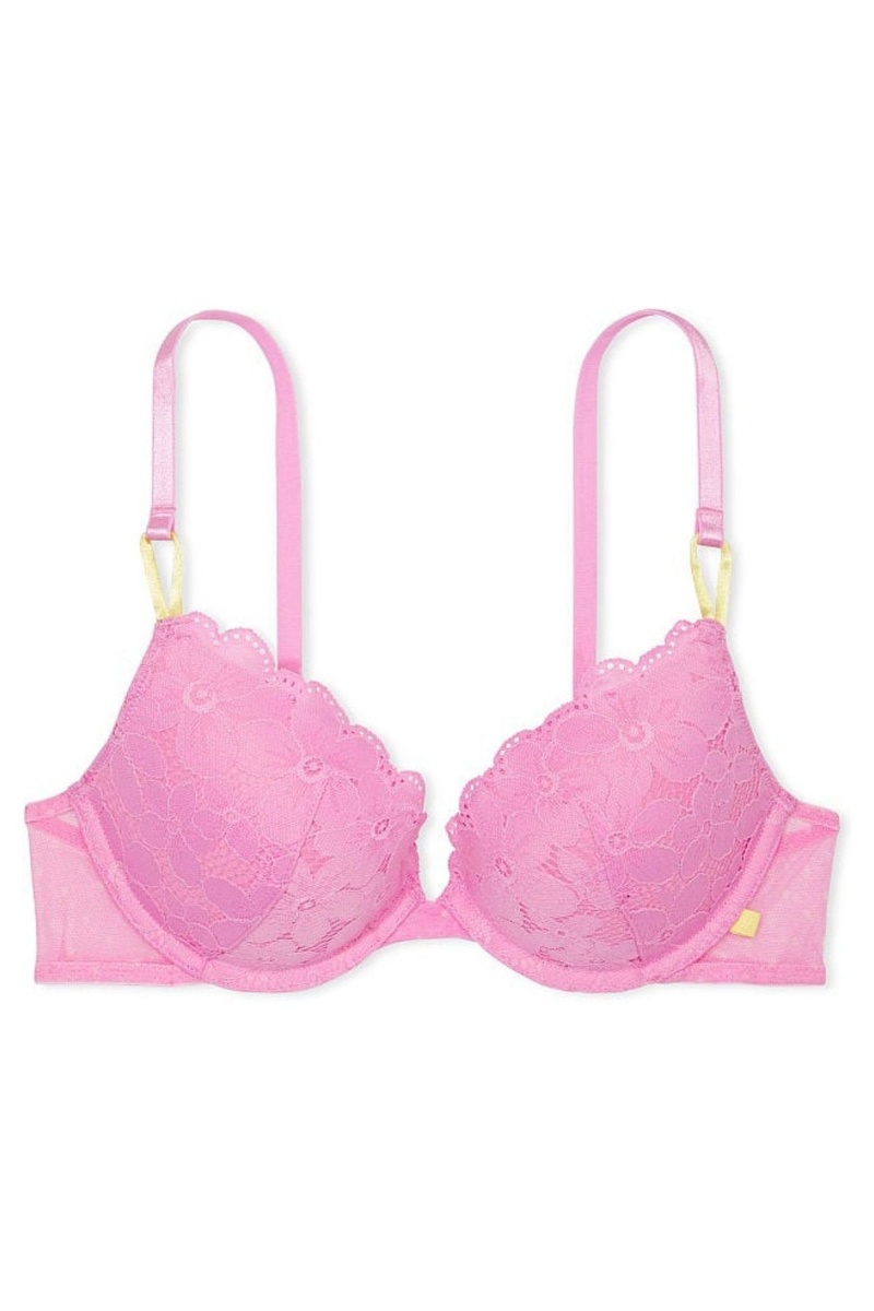 Victoria's Secret Victorias Secret Push Up Cipkovane Bra Modre | DFWNU-4169