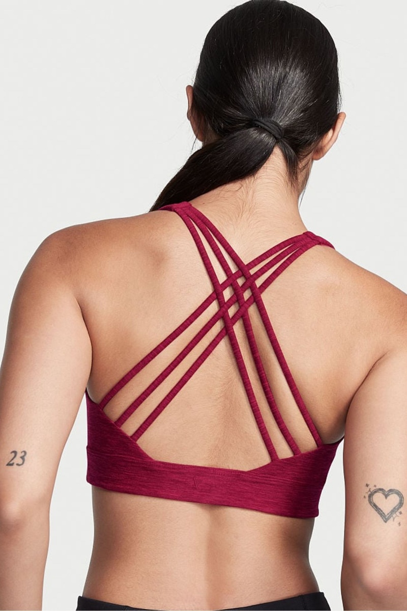 Victoria's Secret Victorias Secret Remienkové Low Impact Sports Bra Červené | TUPNG-0392