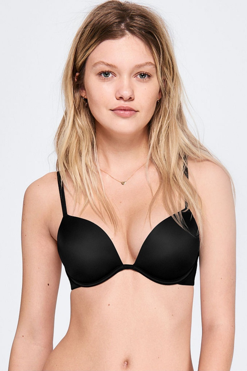 Victoria\'s Secret Wear Everywhere Add 2 Cups Smooth Push Up T-Shirt Bra Béžové | VWLFI-5763