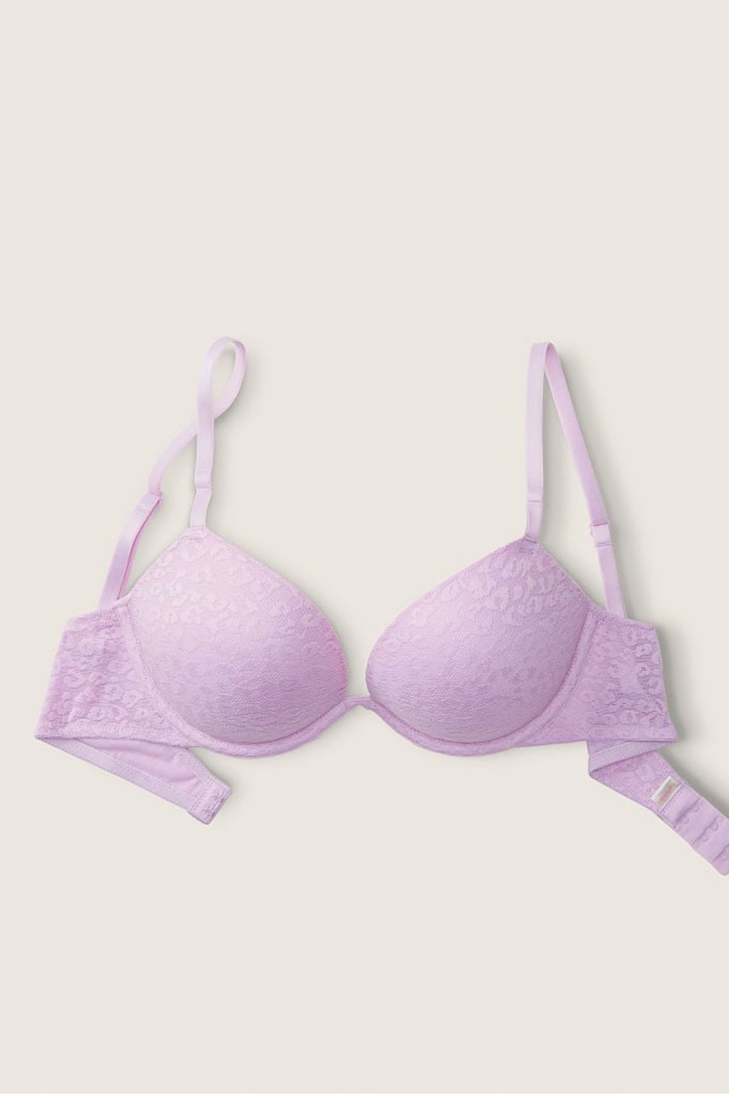 Victoria's Secret Wear Everywhere Add 2 Cups Cipkovane Push Up T-Shirt Bra Nachový | LYPGF-7865