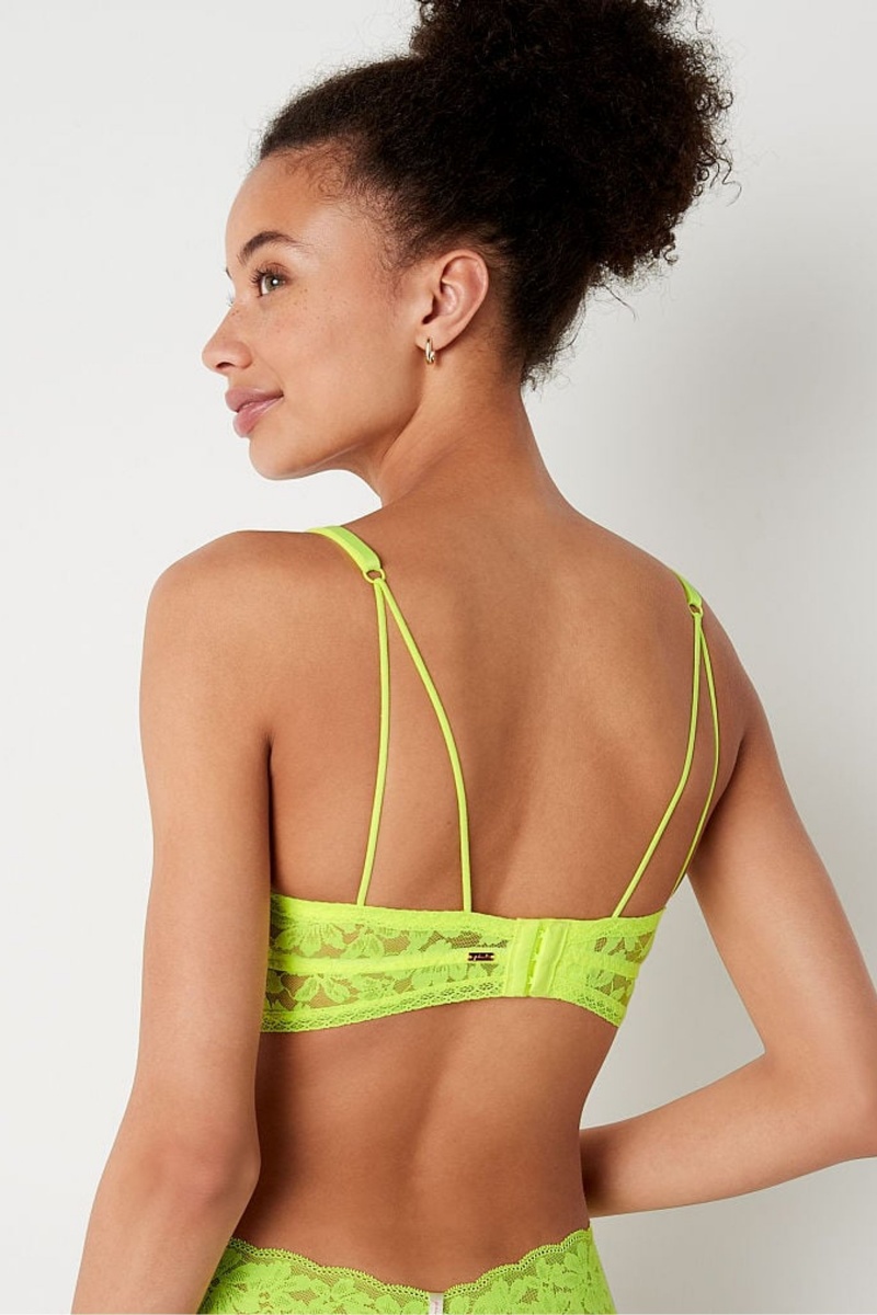 Victoria's Secret Wear Everywhere Cipkovane Wired Push Up Bralette Žlté | CXBPF-1687