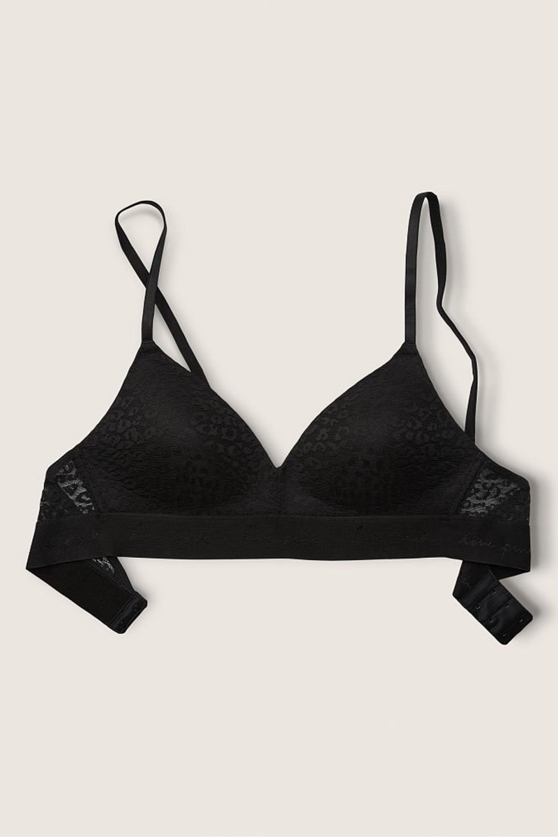 Victoria\'s Secret Wear Everywhere Cipkovane Lightly Podsite Non Wired T-Shirt Bra Čierne | RDMQV-7528