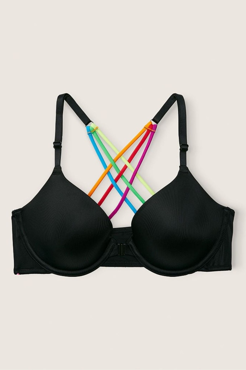 Victoria's Secret Wear Everywhere Front Close T-Shirt Lightly Podsite Bra Ruzove | NDFXV-8573