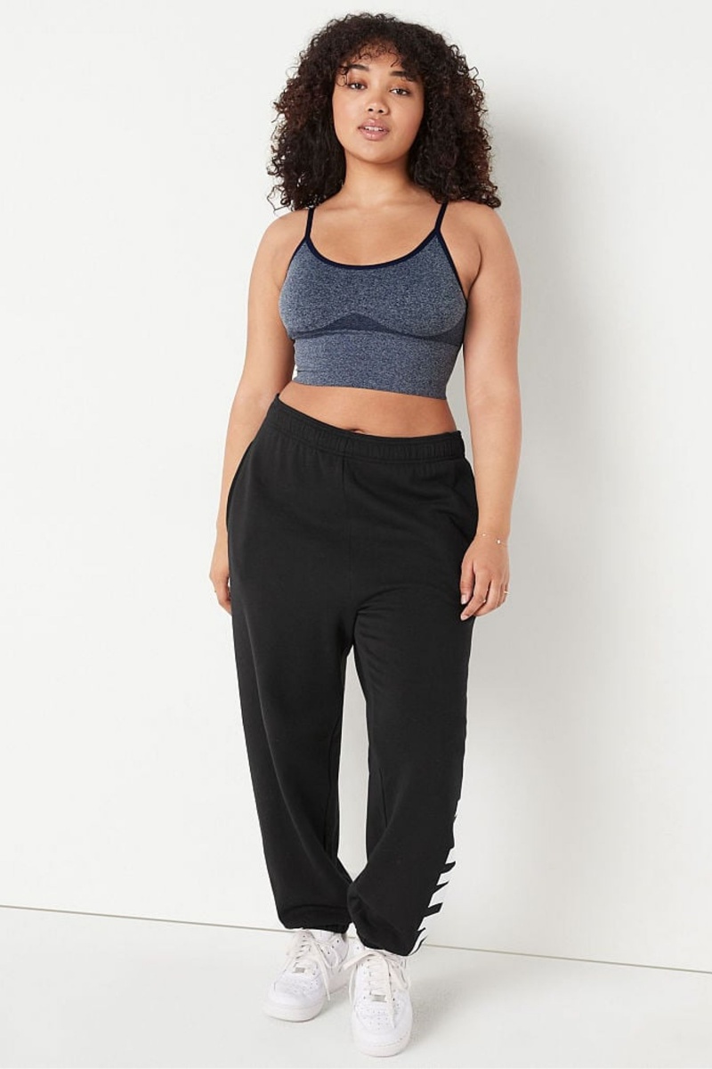 Victoria's Secret Wear Everywhere Seamless Unlined Sports Bra Modre | OPDSJ-6901