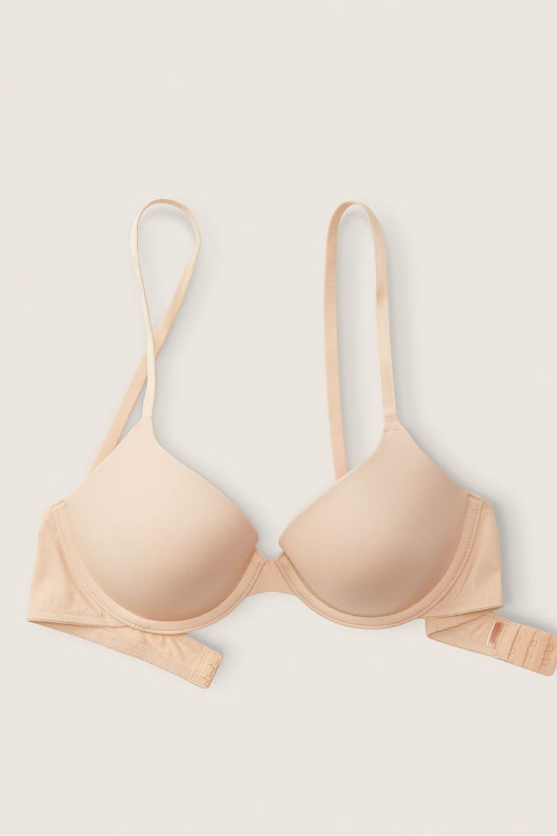 Victoria's Secret Wear Everywhere Smooth Multiway Strapless Push Up Bra Delicate Violet Logo | WFALJ-8250