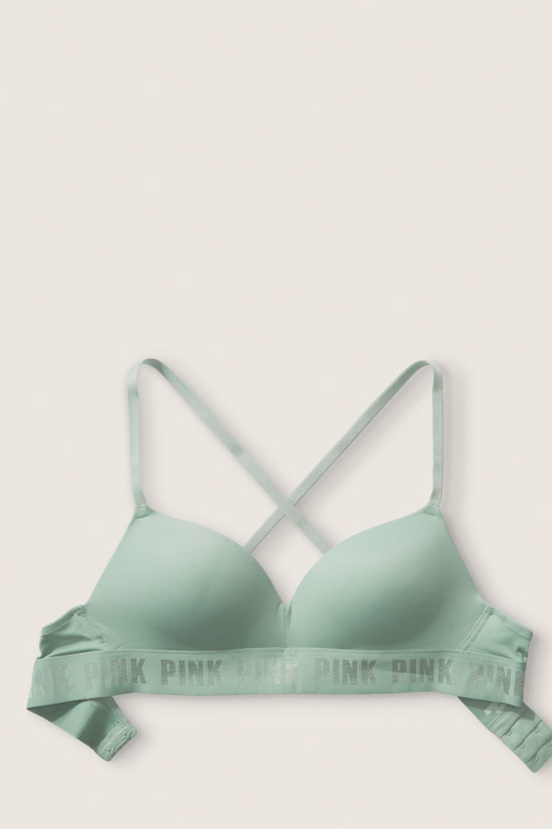 Victoria's Secret Wear Everywhere Smooth Non Wired Push Up T-Shirt Bra Béžové | LFYVN-4056