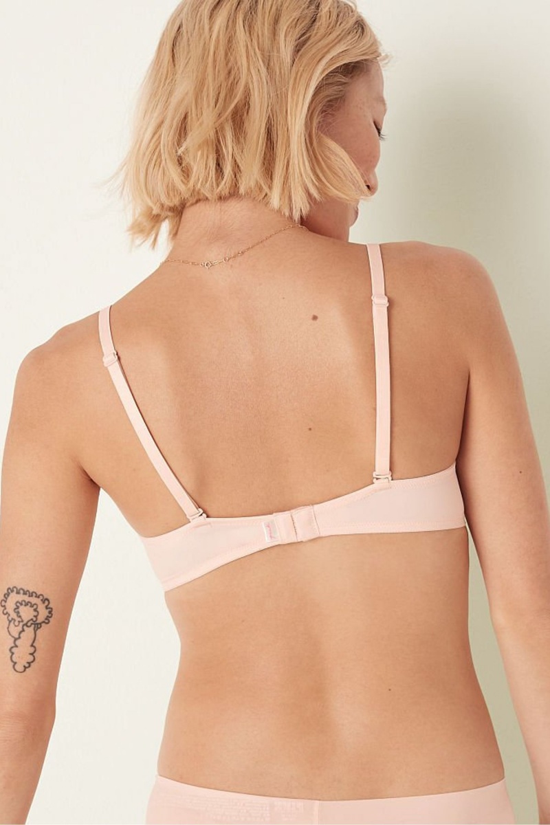 Victoria's Secret Wear Everywhere Smooth Push Up T-Shirt Bra Ruzove | LVNWQ-4605