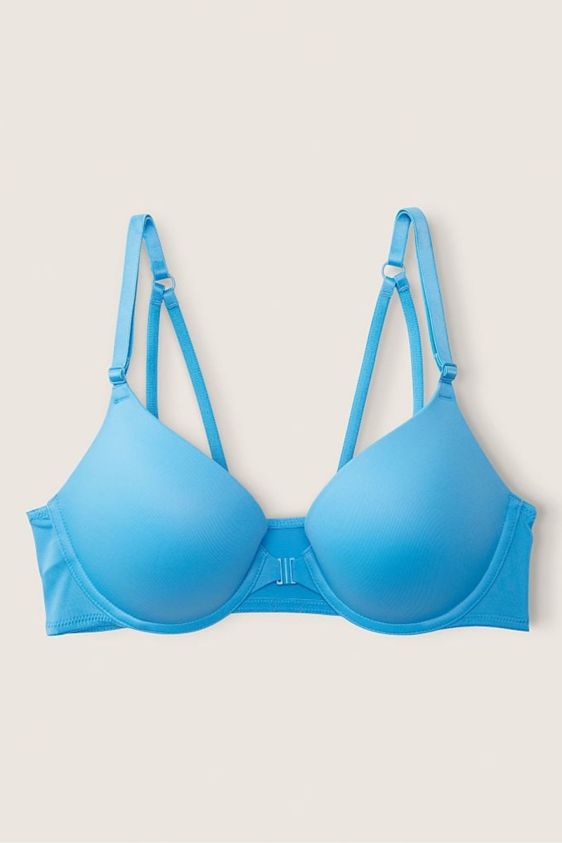 Victoria's Secret Wear Everywhere Smooth Remienkové Shine Remienkove Back Bra Modre Modre | WOLUM-0985