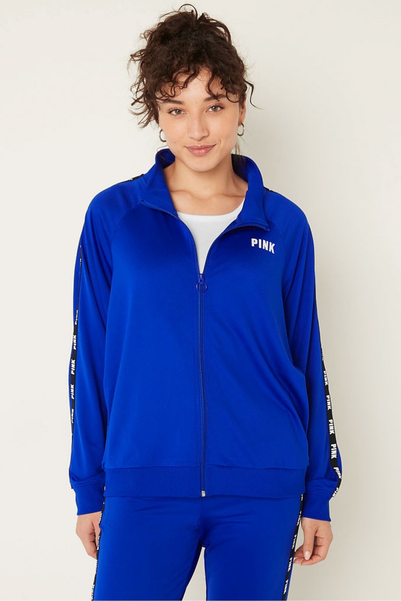 Victoria\'s Secret Zip Up Long Sleeve Sweatshirt Káva Hnede | IKDZL-1476